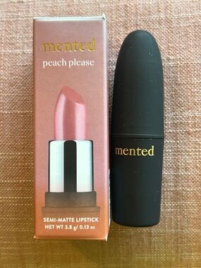 Mented Semi-Matte Lipstick in Peach Please | Full Size | New
